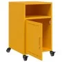 Bedside tables 2 units yellow mustard steel 36x39x59 cm by , Nightstands - Ref: Foro24-846723, Price: 82,67 €, Discount: %