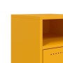 Nachttische, 2 Stück, aus Stahl in Senfgelb, Maße 36x39x59 cm. von , Nachttische - Ref: Foro24-846723, Preis: 83,85 €, Rabatt: %