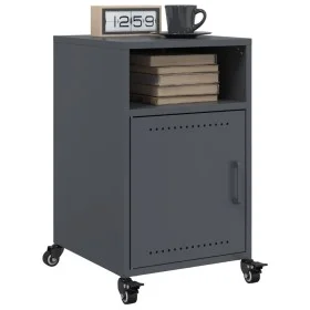 Nachttische, 2 Stück, anthrazitgraues Stahl, 36x39x59 cm. von , Nachttische - Ref: Foro24-846721, Preis: 82,67 €, Rabatt: %