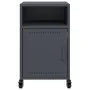 Nachttische, 2 Stück, anthrazitgraues Stahl, 36x39x59 cm. von , Nachttische - Ref: Foro24-846721, Preis: 82,67 €, Rabatt: %