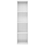 Weiß glänzendes Sperrholz Bücherregal 36x30x143cm von vidaXL, Bücherregale und Regale - Ref: Foro24-800150, Preis: 70,60 €, R...
