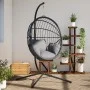 Hängesesselgestell Ei aus anthrazitgrauem Stahl von , Gartenwippen - Ref: Foro24-4007412, Preis: 121,83 €, Rabatt: %