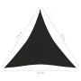 Sail awning black HDPE 160 g/m² 3.6x3.6x3.6 m by vidaXL, Umbrellas - Ref: Foro24-311748, Price: 24,74 €, Discount: %