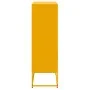 Mustard yellow steel sideboard 68.5x38.5x123.5 cm by , Sideboards - Ref: Foro24-846503, Price: 122,75 €, Discount: %