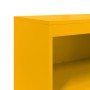 Aparador de acero amarillo mostaza 68,5x38,5x123,5 cm