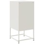Nachttisch aus weißem Stahl 36x39x78 cm von , Nachttische - Ref: Foro24-846588, Preis: 66,09 €, Rabatt: %