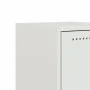 Mesita de noche acero blanco 36x39x78 cm de , Mesitas de noche - Ref: Foro24-846588, Precio: 65,45 €, Descuento: %