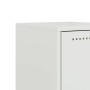 White steel bedside table 36x39x78 cm by , Nightstands - Ref: Foro24-846576, Price: 48,34 €, Discount: %