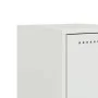 White steel bedside table 36x39x78 cm by , Nightstands - Ref: Foro24-846576, Price: 47,92 €, Discount: %