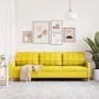 3-seater light yellow fabric sofa, 210 cm by , Sofas - Ref: Foro24-4007419, Price: 294,62 €, Discount: %
