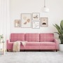 3-seater pink velvet sofa 210 cm by , Sofas - Ref: Foro24-4007647, Price: 335,00 €, Discount: %