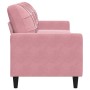 3-seater pink velvet sofa 210 cm by , Sofas - Ref: Foro24-4007647, Price: 335,00 €, Discount: %