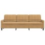 3-seater brown velvet sofa 210 cm by , Sofas - Ref: Foro24-4007651, Price: 296,09 €, Discount: %