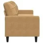 3-seater brown velvet sofa 210 cm by , Sofas - Ref: Foro24-4007651, Price: 288,89 €, Discount: %