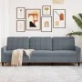 Dark gray velvet 3-seater sofa, 210 cm by , Sofas - Ref: Foro24-4007645, Price: 271,61 €, Discount: %