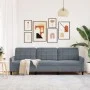 Dark gray velvet 3-seater sofa, 210 cm by , Sofas - Ref: Foro24-4007645, Price: 271,61 €, Discount: %