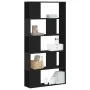 5-level black engineered wood bookshelf 80.5x23.5x162.5 cm by , Bookcases and shelves - Ref: Foro24-852772, Price: 53,99 €, D...