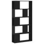 5-level black engineered wood bookshelf 80.5x23.5x162.5 cm by , Bookcases and shelves - Ref: Foro24-852772, Price: 53,99 €, D...