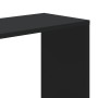 5-level black engineered wood bookshelf 80.5x23.5x162.5 cm by , Bookcases and shelves - Ref: Foro24-852772, Price: 54,57 €, D...