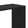 5-level black engineered wood bookshelf 80.5x23.5x162.5 cm by , Bookcases and shelves - Ref: Foro24-852772, Price: 53,99 €, D...