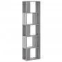 5-level Sonoma gray wood bookshelf 45x23.5x162.5 cm by , Bookcases and shelves - Ref: Foro24-852785, Price: 50,48 €, Discount: %