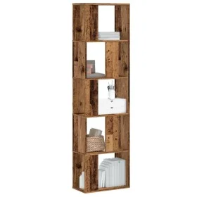 5-level antique wood bookshelf 45x23.5x162.5 cm by , Bookcases and shelves - Ref: Foro24-852787, Price: 55,07 €, Discount: %