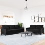 Zweiteiliges Sofaset mit schwarzen Samtkissen. von , Sofas - Ref: Foro24-3278476, Preis: 471,95 €, Rabatt: %