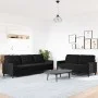 Zweiteiliges Sofaset mit schwarzen Samtkissen. von , Sofas - Ref: Foro24-3278476, Preis: 480,79 €, Rabatt: %