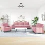 Sofagarnitur mit 3-teiligen rosa Samtkissen von , Sofas - Ref: Foro24-3278434, Preis: 736,84 €, Rabatt: %