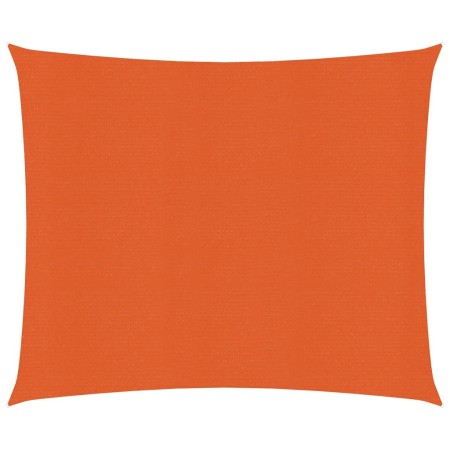 Toldo de vela HDPE naranja 160 g/m² 3,6x3,6 m de vidaXL, Sombrillas - Ref: Foro24-311660, Precio: 42,35 €, Descuento: %
