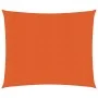 Toldo de vela HDPE naranja 160 g/m² 3,6x3,6 m de vidaXL, Sombrillas - Ref: Foro24-311660, Precio: 42,19 €, Descuento: %