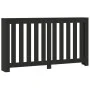 Engineered wood radiator cover in black 149x20x82 cm by , Accessories for heating radiators - Ref: Foro24-852745, Price: 79,8...