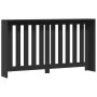 Engineered wood radiator cover in black 149x20x82 cm by , Accessories for heating radiators - Ref: Foro24-852745, Price: 79,8...