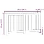 Engineered wood radiator cover in black 149x20x82 cm by , Accessories for heating radiators - Ref: Foro24-852745, Price: 79,8...