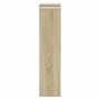 Cubierta de radiador madera color roble Sonoma 205x21,5x83,5 cm