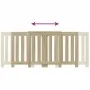 Radiator cover in Sonoma oak wood color, 205x21.5x83.5 cm. by , Accessories for heating radiators - Ref: Foro24-852764, Price...
