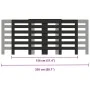 Cubierta de radiador madera de ingeniería negro 205x21,5x83,5cm de , Accesorios para radiadores de calefacción - Ref: Foro24-...