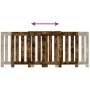 Radiator cover in smoked oak wood color, 205x21.5x83.5cm by , Accessories for heating radiators - Ref: Foro24-852766, Price: ...
