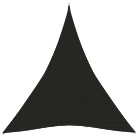 Toldo de vela negro HDPE 160 g/m² 4x5x5 m