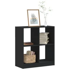 Schwarzes Regal aus Ingenieurholz 68,5x32x75 cm von , Bücherregale und Regale - Ref: Foro24-852808, Preis: 55,77 €, Rabatt: %