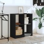 Estantería de madera de ingeniería negra 68,5x32x75 cm de , Librerías y estanterías - Ref: Foro24-852808, Precio: 56,62 €, De...