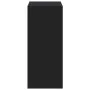Engineered wood black shelf 68.5x32x75 cm by , Bookcases and shelves - Ref: Foro24-852808, Price: 55,77 €, Discount: %