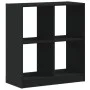 Engineered wood black shelf 68.5x32x75 cm by , Bookcases and shelves - Ref: Foro24-852808, Price: 55,77 €, Discount: %