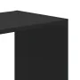 Engineered wood black shelf 68.5x32x75 cm by , Bookcases and shelves - Ref: Foro24-852808, Price: 55,77 €, Discount: %