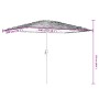 Gartenschirm mit grünem Stahlmast 300x200x250 cm von , Sonnenschirme - Ref: Foro24-4005095, Preis: 105,46 €, Rabatt: %