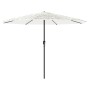 Gartenschirm mit weißem Stahlmast 324x324x247 cm von , Sonnenschirme - Ref: Foro24-4005112, Preis: 96,13 €, Rabatt: %