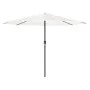Gartenschirm mit weißem Stahlmast 324x324x247 cm von , Sonnenschirme - Ref: Foro24-4005112, Preis: 111,40 €, Rabatt: %