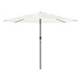Gartenschirm mit weißem Stahlmast 324x324x247 cm von , Sonnenschirme - Ref: Foro24-4005112, Preis: 96,13 €, Rabatt: %