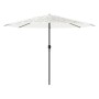 Gartenschirm mit weißem Stahlmast 324x324x247 cm von , Sonnenschirme - Ref: Foro24-4005112, Preis: 96,13 €, Rabatt: %