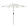 Gartenschirm mit weißem Stahlmast 324x324x247 cm von , Sonnenschirme - Ref: Foro24-4005112, Preis: 96,13 €, Rabatt: %